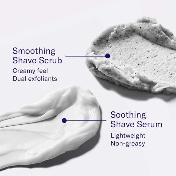 Flamingo Shaving Prep and Post Care Set for Women - Smoothing Shave Prep Scrub and Soothing Post Shave Serum - Glow Shave Collection - Image 8