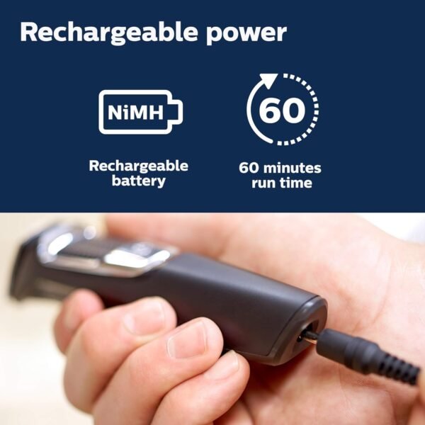 Philips Norelco Multigroom All-in-One Trimmer Series 3000 with 13 pieces - No Blade Oil Needed, MG3750/50 - Image 7
