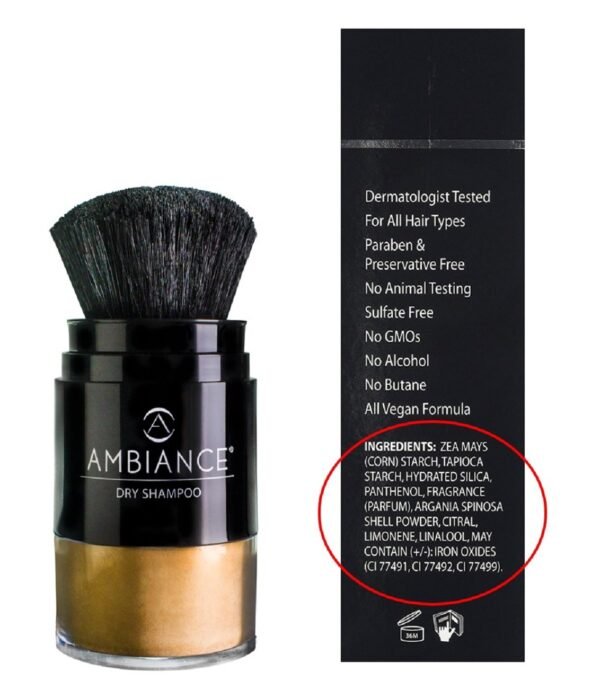 Ambiance Dry Shampoo–3-in-1 Cleans, Covers & Conceals. Absorbs Oil to Refresh Hair, Boosting Body & Shine. Covers Roots & Gray Between Colorings. (Combo- Brush + Refill, Blonde) - Image 6