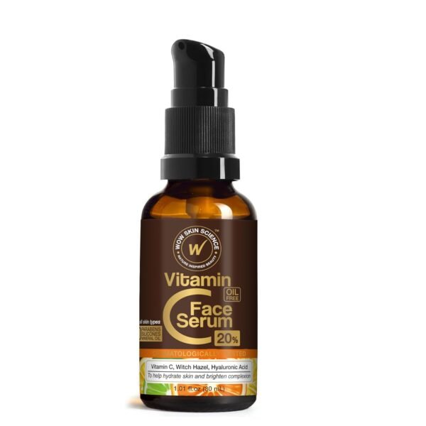 WOW Skin Science Vitamin C Serum for Face with Hyaluronic Acid - Vitamin C Face Serum Women & Men Dry Skin Brightening Serum - Vitamin C & Hyaluronic Acid Serum - Face Anti-Aging Vit C Facial Serum - Image 2