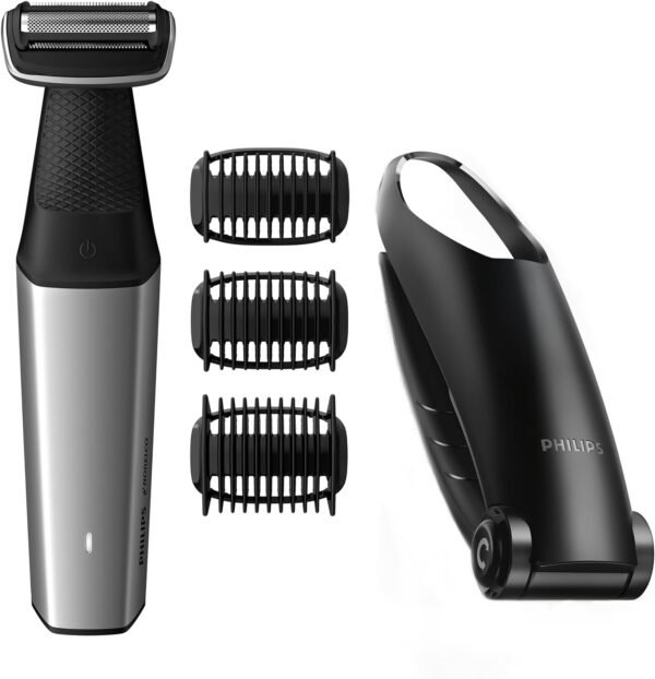 Philips Bodygroom Series 5000, Showerproof Groin and Body Trimmer, Close and Comfortable Shave, Complete Body Grooming Including Back, 60 Min. Runtime, Model BG5025/40 - Image 10