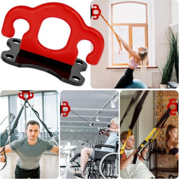 3 PCS Resistance Bands - Workout Wall Mount & Door Anchors for Hanging Straps, Home Gym & Physical Therapy - Image 7