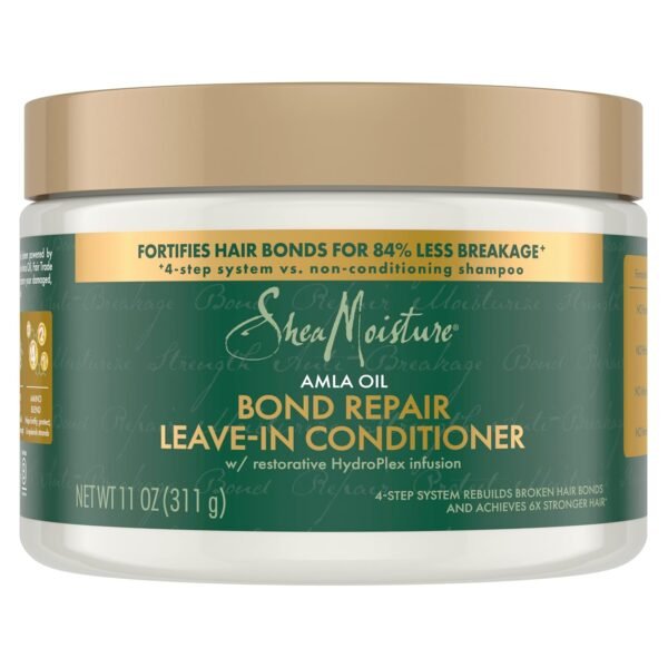 SheaMoisture Bond Repair Leave-In Conditioner Amla Oil to Strengthen and Repair Curls with Restorative HydroPlex Infusion 11 oz - Image 2