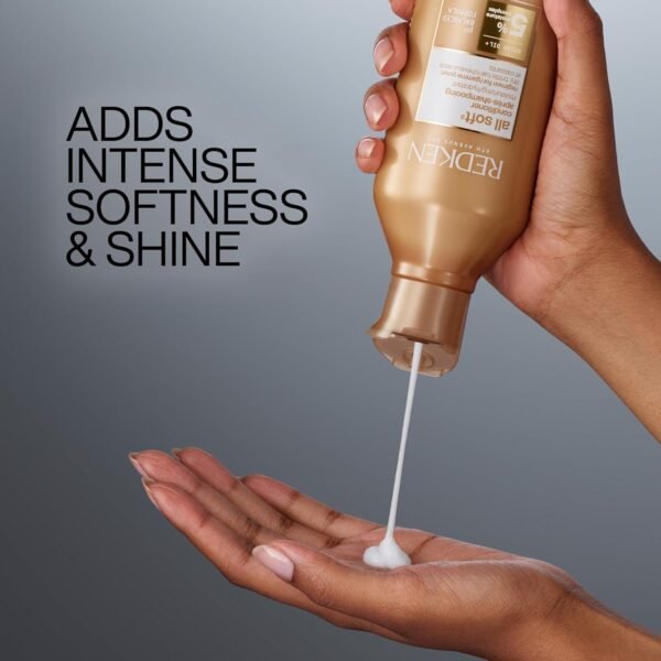 Redken All Soft Conditioner For Dry Hair - Moisturizes & Provides Intense Softness With Argan Oil - Image 5