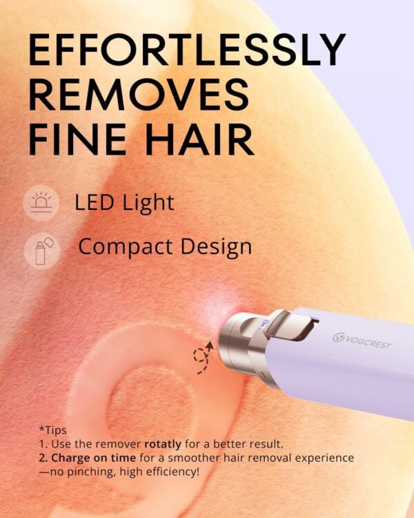 Eyebrow Hair Trimmer: Rechargeable Facial Hair Removal Device for Removing Unwanted Peach Fuzz from Lips Chin Neck As Well As Shaping Eyebrows - Image 4