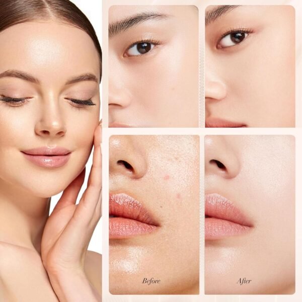Uodo Moisturizing Light & Matte Long-Lasting Foundation - Liquid, Cushion & Powder Finishes - Natural shade - Image 5