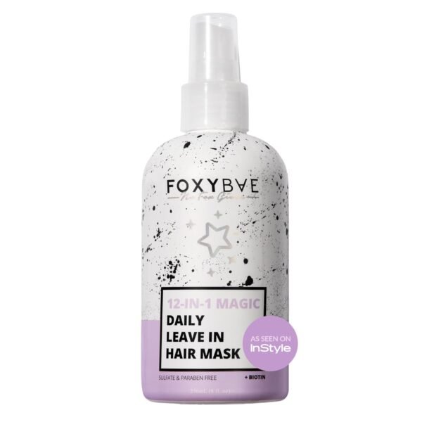 FoxyBae Hair Mask for Dry Damaged Hair and Growth - Overnight Hair Mask Treatment with Biotin & Shea Moisture - 8 Oz, Leave-in Conditioner Spray - Image 2
