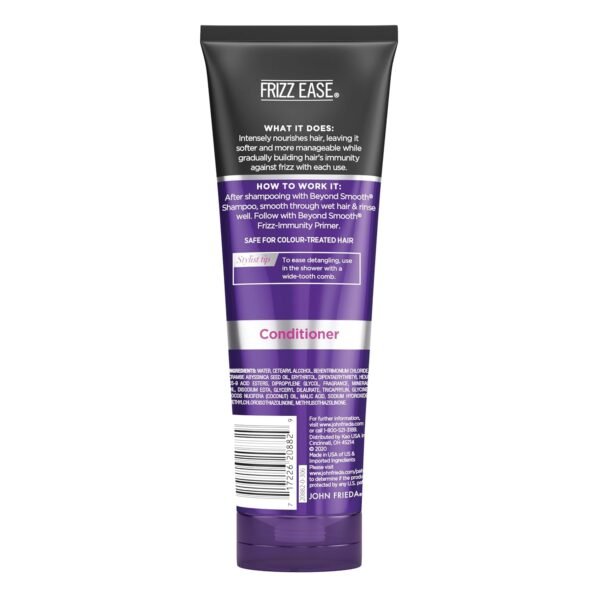 John Frieda Frizz Ease Beyond Smooth Frizz-Immunity Conditioner, 8.45 Ounces, Anti-Humidity Conditioner, Prevents Frizz, with Pure Coconut Oil - Image 7