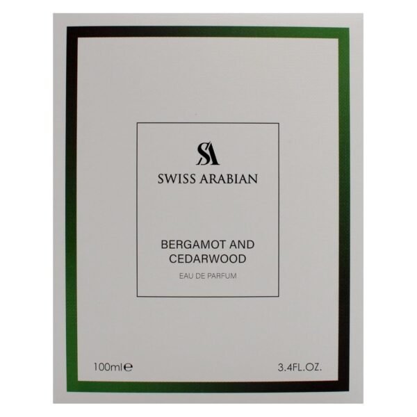Swiss Arabian Bergamot and Cedarwood - Arabian Perfume for Men - Long-Lasting Cologne for Men - Eau de Parfum - Citrus, Woody Fragrances - 3.4 oz - Image 6