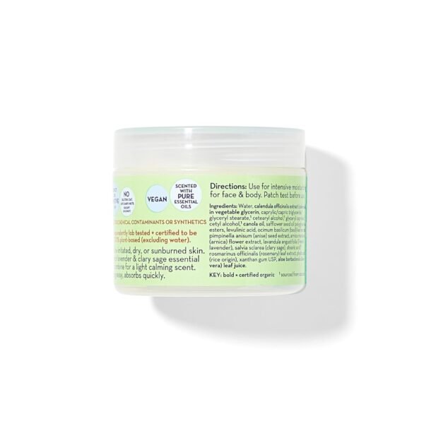California Baby Aloe & Arnica Cream | Soothing Sunburn Relief Cream | Moisturizes Dry, Irritated Skin | 100% Plant-Based After Sun Lotion | Organic Calendula + Aloe Vera Cream | 57 g / 2 oz. - Image 3