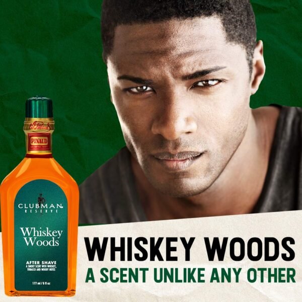 Clubman Reserve Whiskey Woods After Shave Lotion, 6 oz - Image 3