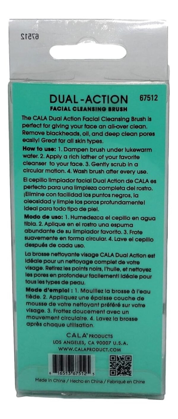Cala Dual-action mint facial cleansing brush - Image 5