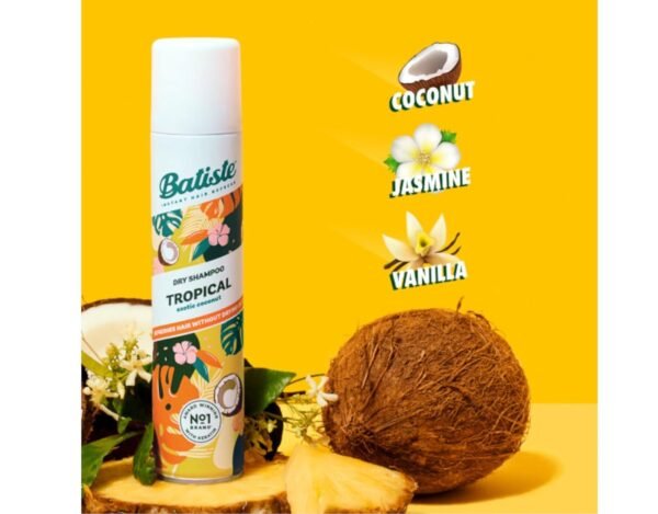Batiste Dry Shampoo, Tropical Fragrance, Refresh Hair and Absorb Oil Between Washes, Waterless Shampoo for Added Hair Texture and Body, 6.73 OZ Dry Shampoo Bottle - Image 5