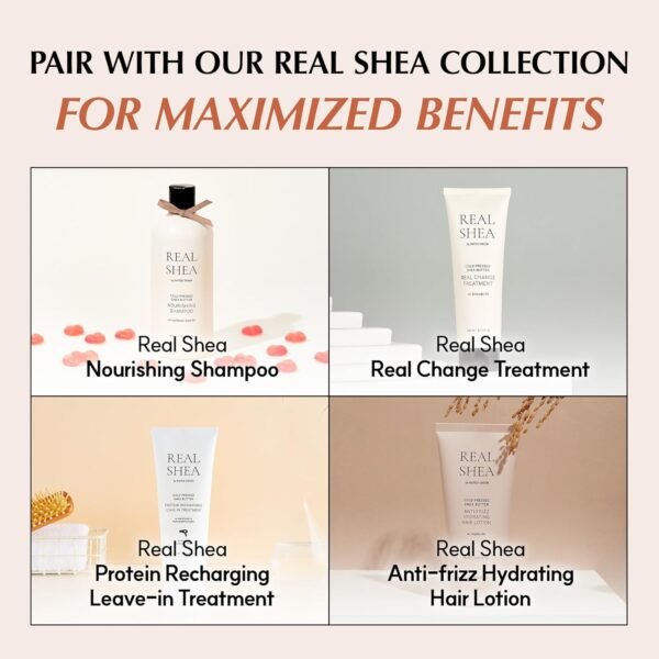 RATED GREEN Real Shea Real Change Treatment, Deep Conditioning Hair Mask with Organic Shea Butter & Avocado Oil for Hair Repair & Hydration, 8.11 fl oz - Image 7