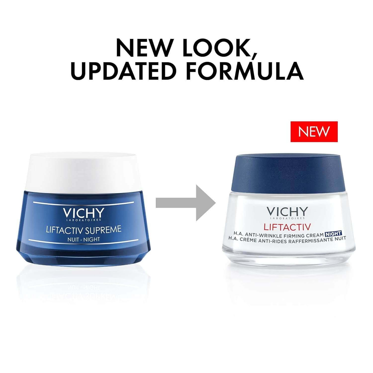 Vichy LiftActiv Supreme Night Cream, Anti Aging Face Cream with Vitamin C and Rhamnose to Firm and Brighten, Suitable for Sensitive Skin - Image 3
