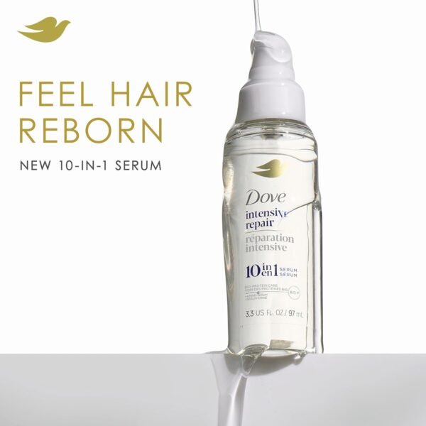 Dove Intensive Repair Amino Serum for Damaged Hair with Bio-Protein Care Technology 3.3 oz - Image 5