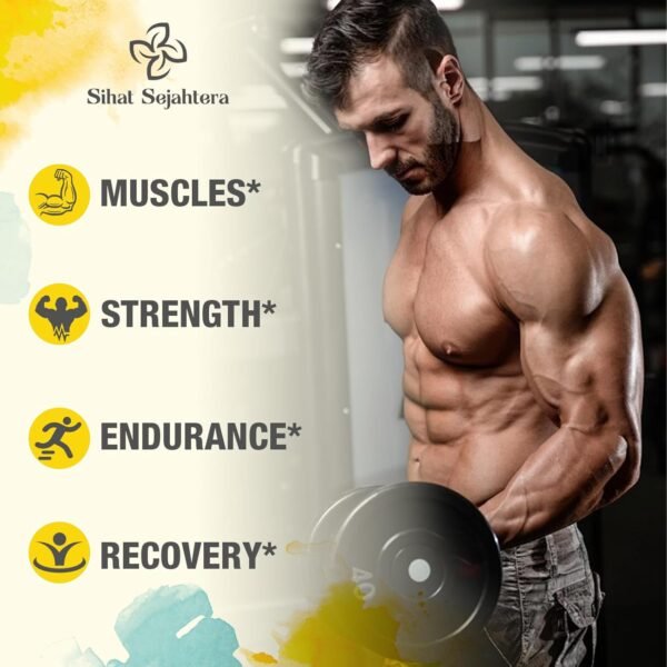 8-in-1 Creatine Monohydrate with BCAA & HMB, 5000 mg for Men & Women, Creatine Chews for Muscle, Recovery, Endurance & Strength, High Absorption, Lemon Flavor, Sugar-Free, 180 Tablets - Image 5