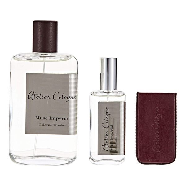 Atelier Cologne Musc Imperial Absolu For Unisex 6.7 OZ Eau de Parfum + 1 OZ + Leather Case Gift Set - Image 2