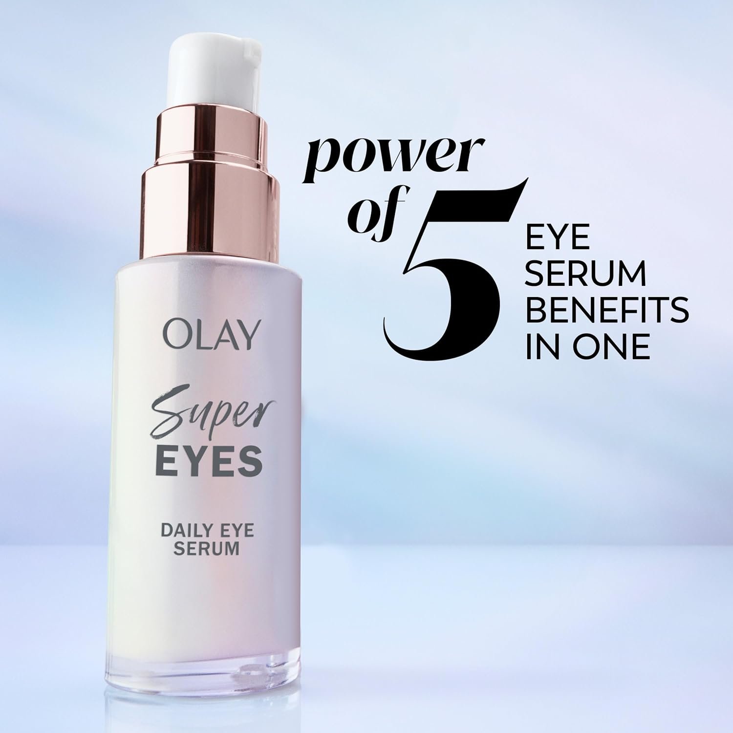 Olay Super Eye Serum - Vitamin C, Caffeine, Niacinamide, Amino Peptide, Aloe Vera - Brightens Dark Circles, Anti-Wrinkle, Anti-Aging, Brightening, Smooths Fine Lines, Firming, Hydrating, 0.45 Oz - Image 3