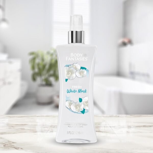 Body Fantasies Signature Fragrance Body Spray, Fresh White Musk, 8 Fluid Ounce - Image 7