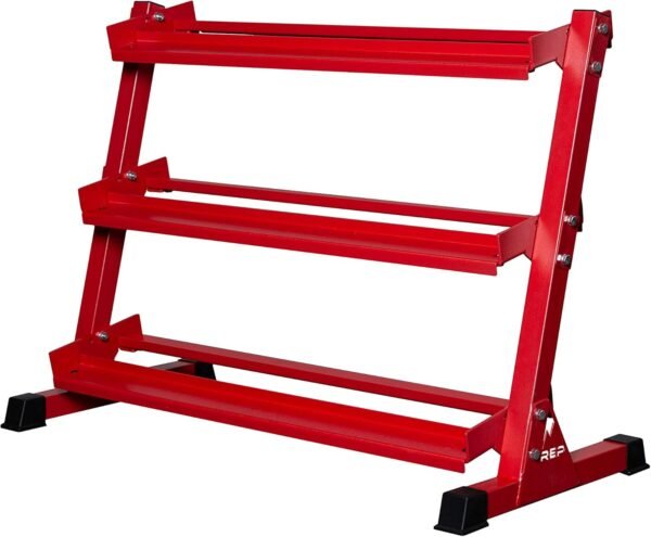 REP Fitness Dumbbell Rack - 3-Tier Dumbbell Rack Perfect for 5-50 Dumbbell Set - Image 2