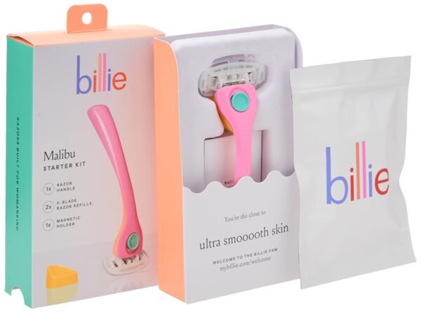 Billie Razors for Women Shave Kit with 5 Blades + Dermaplane Starter Kit with 3 Refill Blades for Facial Hair Removal - Image 3