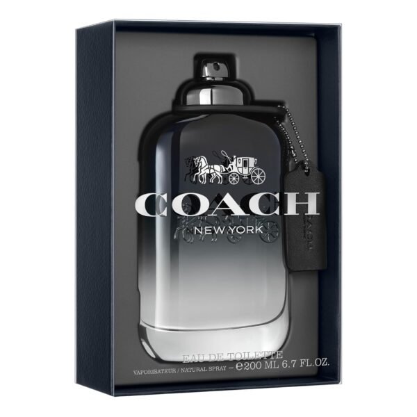 Coach for Men Eau de Toilette - Long Lasting Fragrance with notes of Pear Nashi, Cardamom & Vetiver - Fougere & Woody - Image 4