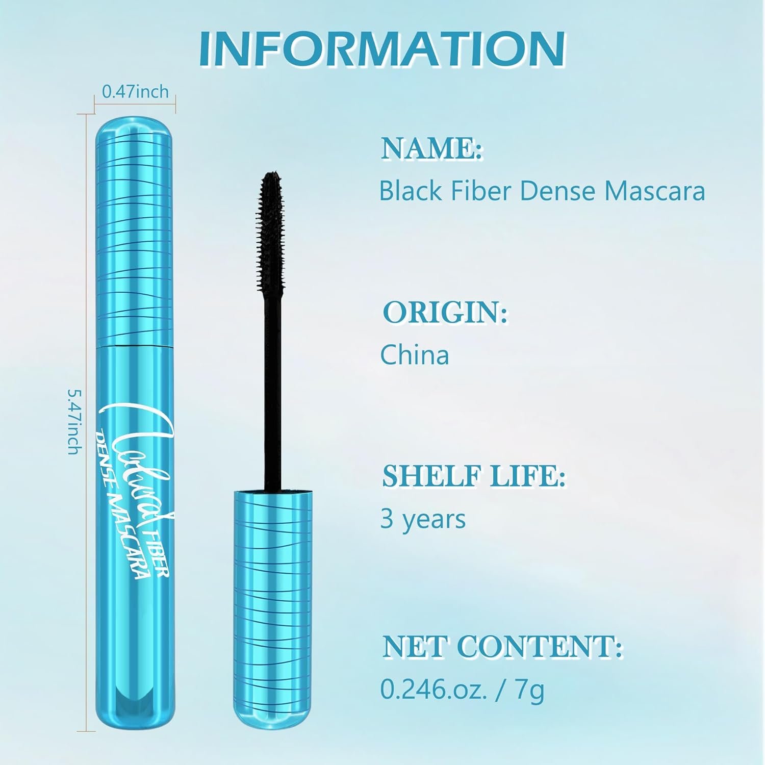 Mascara for Older Women 60 Plus, Waterproof Volumizing Mascara for Seniors with Thinning Lashes, Smudge-proof Long Lasting Mascara Black Volume and Length for Sensitive Eyes, Hypoallergenic Mascara - Image 8