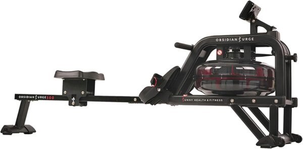 Sunny Health & Fitness Water Rowing Machine with Intense Dynamic Real-Time Resistance, 300 LB Capacity Water Rower Machine with Optional Free SunnyFit App Connectivity for Advanced Workout Metrics - Image 3