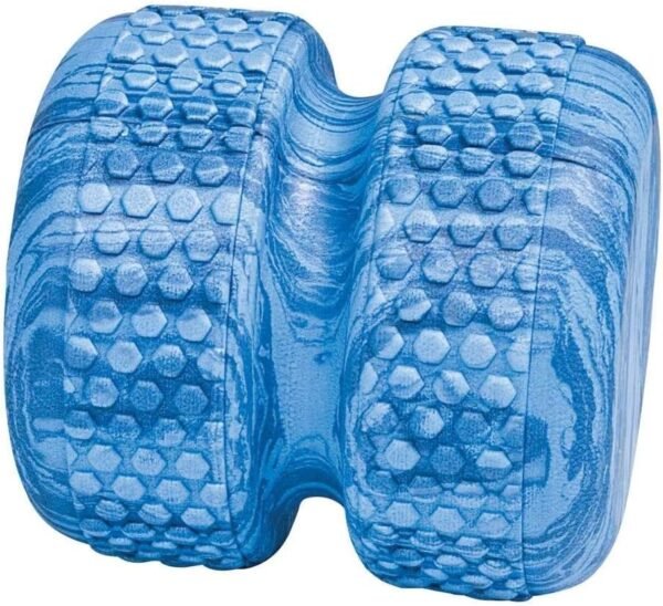 Power Systems Myo-Roller, Textured Roller Massage Therapy Aid for Recovery, Myofascial Release and Spinal Alignment, 6 x 6 Inches, Blue Marble (80675) - Image 3