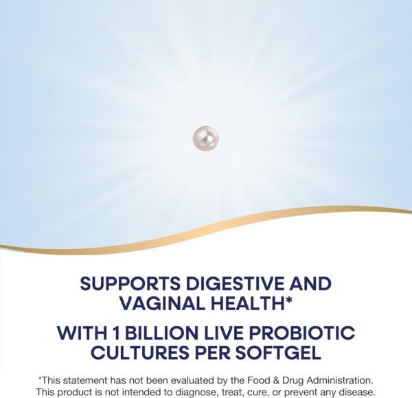 Nature's Way Women's Probiotic Pearls, Supports Vaginal and Digestive Health*, 1 Billion Live Cultures, No Refrigeration Required, 30 Softgels (Packaging May Vary) - Image 4