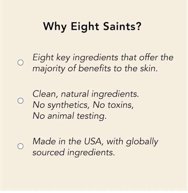 Eight Saints Bright Side Cream Facial Cleanser, Moisturizing Non-Foaming Daily Face Wash, Natural and Organic, Gentle and Effective Facial Cleanser, Makeup Remover, Nourishing and Hydrating, 6.7oz - Image 3