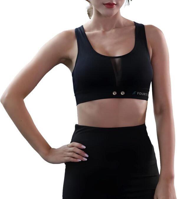 Frontier HRM Sports Bra Compatible with Frontier X2 Polar Garmin Tickr Wahoo Coospo- Heart Rate Monitor Sports Bra - Image 3
