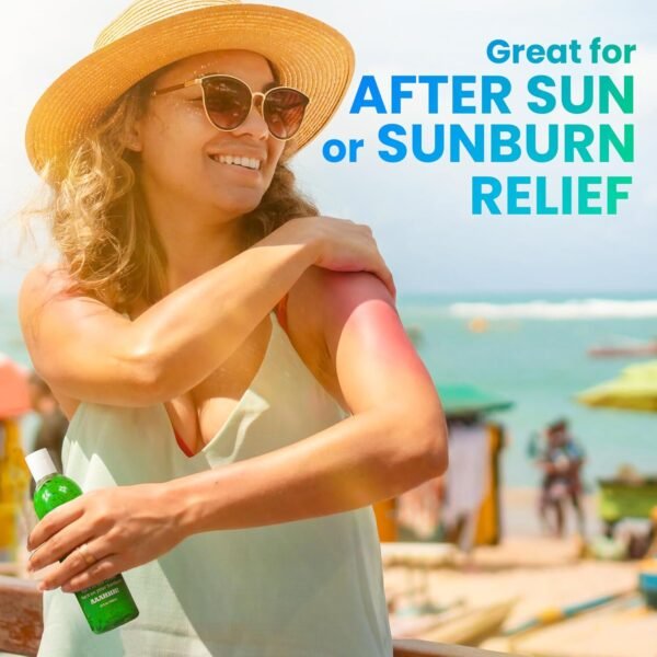 Rubber Ducky Cooler Gel - Sunburn Relief |Soothing Aloe Vera Gel | Fast Absorbing Aloe Gel With Vitamin E & Tea Tree Oil | Vegan | After Sun Care | 10z - Image 5