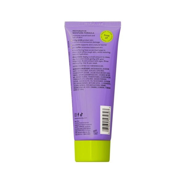 Freeman Exfoliator + Cleanser, Exfoliating Face Wash Infused With Oatmeal & Walnut Shell Powder, Dual-Purpose Cleanser & Face Scrub Removes Dry Skin, Revives Dry Skin, 3 fl.oz./ 89 mL Tube - Image 11