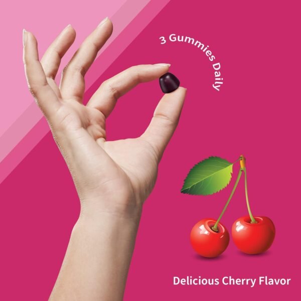 Women’s Multivitamin Gummy with Iron: Folate, Biotin, D3 & B12 for Hair, Skin & Nails + Probiotics for Immune Health & Digestion, Vitamin Code, Non-GMO, Gluten-Free, 90 Cherry Gummies, 30 Day Supply - Image 7