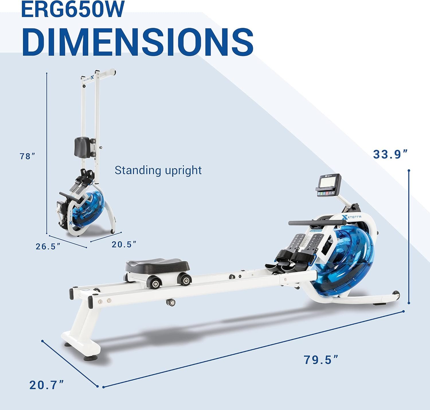 XTERRA Fitness Water Rowing Machine - Image 10