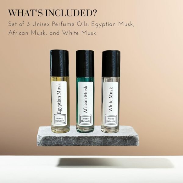 Perfume Sampler Set - Unisex Perfume, Perfume Oil Long Lasting, Fragrance Body Oil, Musk Perfume Oil (Musk Oils EAW) - Image 3