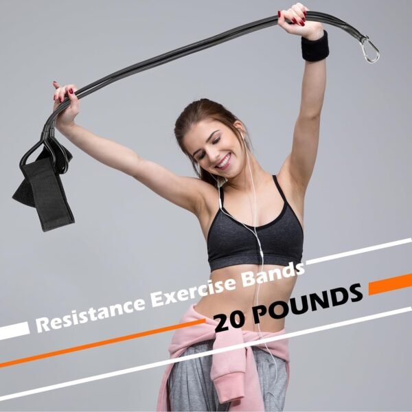 Zomiboo Baseball Bands Sports Resistance Exercise Bands Arm Strength Training Softball Baseball Pitching Training Workout Equipment for Youth Adult - Image 3