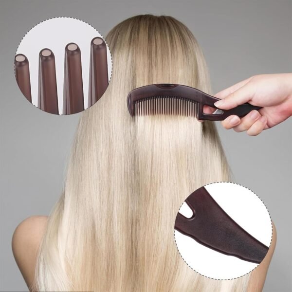 Revolutionary design of dandruff comb, energy massage comb, beauty comb, healthier scalp, better hair quality for women and men to remove dandruff and dirt (Medium, Count, 1) - Image 7