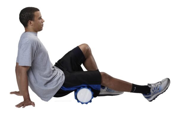 THERABAND Foam Roller Wrap, Fits Around Standard 6" Diameter Foam Rollers, Ridged Texture to Better Roll Out Muscles, Helps with Injury Prevention and Recovery, Blue, Extra Firm, Advanced - Image 3