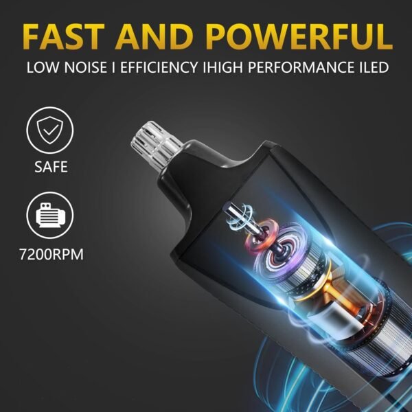 Manscape 3-in-1 Body Trimmer for Men, Groin, Pubic & Ball Hair Shaver No-Nick, Nose Hair Trimmer, Body Groomer for Smooth Shaving, Lightweight with Travel Lock, LED Display, IPX7 Waterproof - Image 5