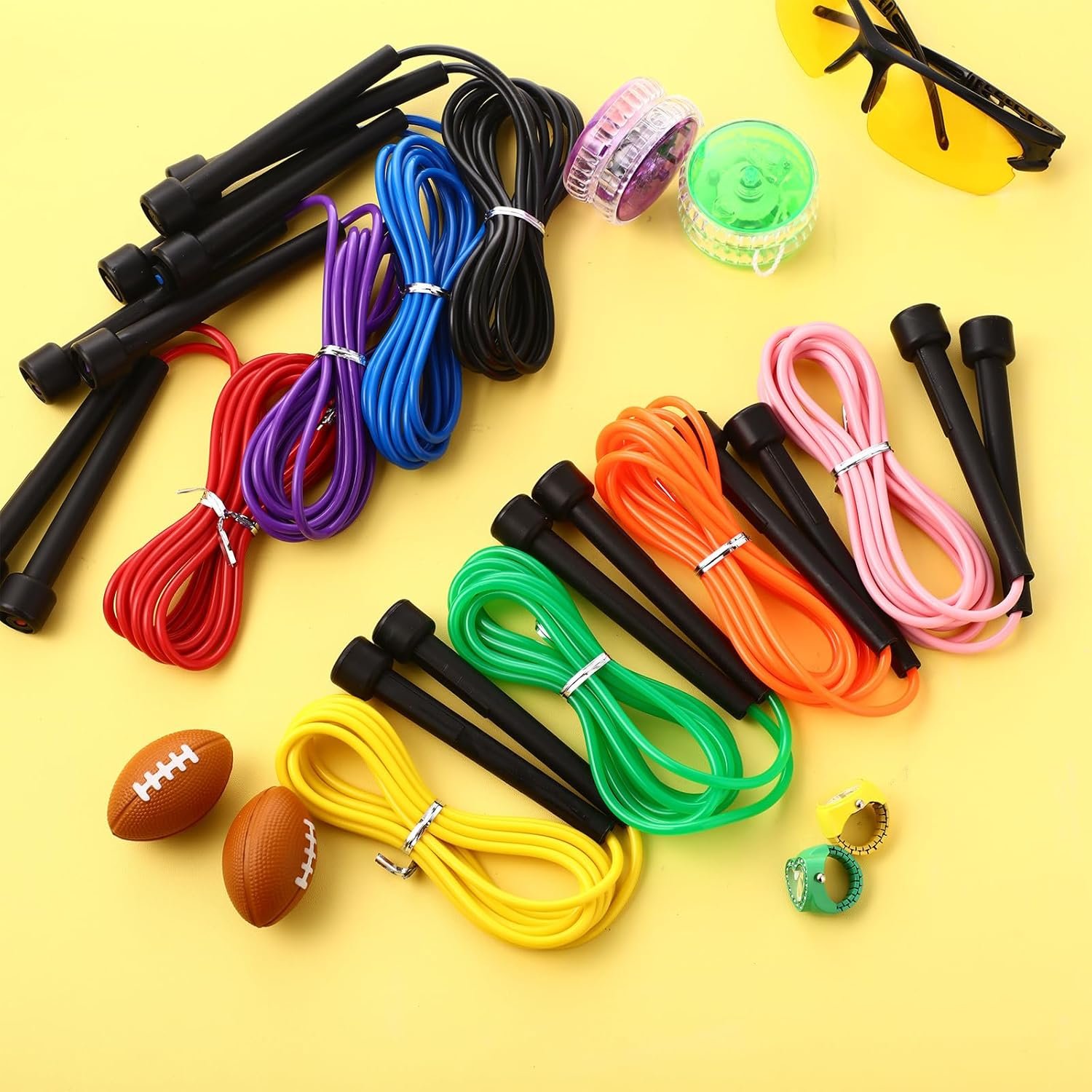 72 Pcs PVC Jump Ropes for Fitness 9.2 ft Adjustable Skipping Rope Versatile Unbreakable Speed Rope with Plastic Handles for Women Men Kids Endurance Training Cardio Exercise Workout - Image 7