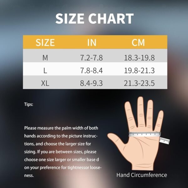 Workout Gloves for Men&Women,Full Palm Protection Weight Lifting Gym Gloves Half Finger Cycling Exercise Gloves with Wrist Wrap Support - Image 8