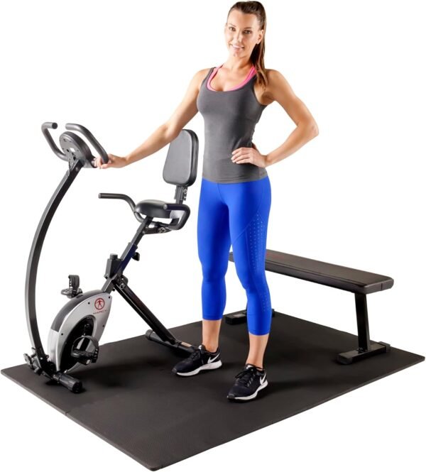 Marcy EVA Foam Interlocking Flooring Mat High Density Non-Slip Tiles for Fitness Equipment, Workout Cushion and Floor Protection - Image 9