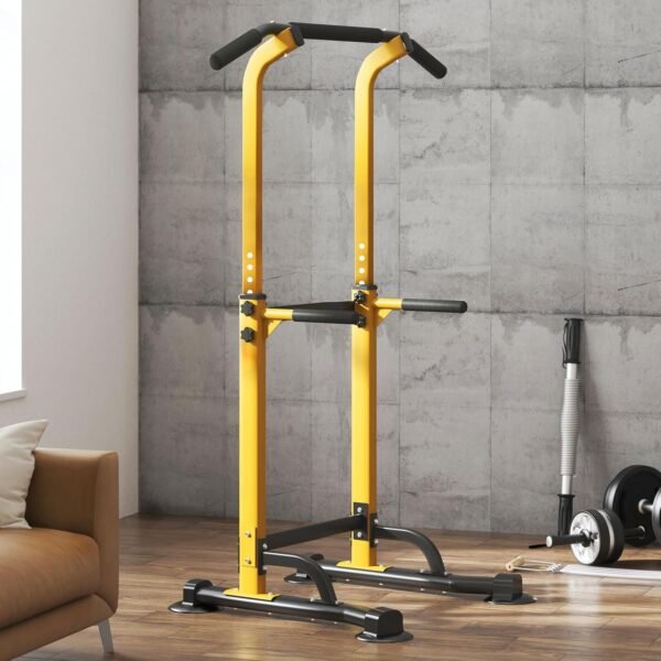 DlandHome Pull Up Bar, Power Tower Dip Bar, Pull Up Bar Free Standing with 10 Levels Adjustable Height for Home Gym Workout Equipment, Strength Training Fitness - Image 9