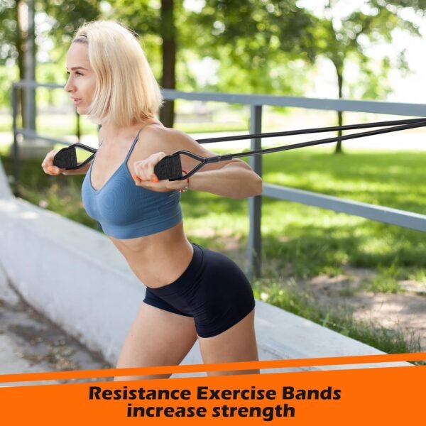 Zomiboo Baseball Bands Sports Resistance Exercise Bands Arm Strength Training Softball Baseball Pitching Training Workout Equipment for Youth Adult - Image 5
