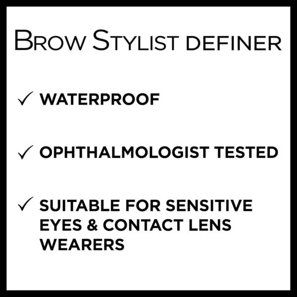 L'Oreal Paris Makeup Brow Stylist Definer Waterproof Eyebrow Pencil, Ultra-Fine Mechanical Pencil, Draws Tiny Brow Hairs and Fills in Sparse Areas and Gaps, Brunette, 0.003 Ounce (1 Count) - Image 8
