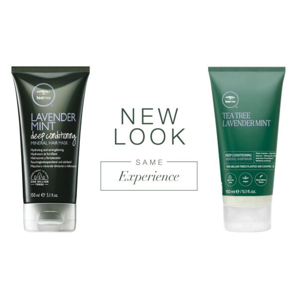 Tea Tree Lavender Mint Deep Conditioning Mineral Hair Mask, Hydrates + Strengthens, For Coarse + Dry Hair - Image 3