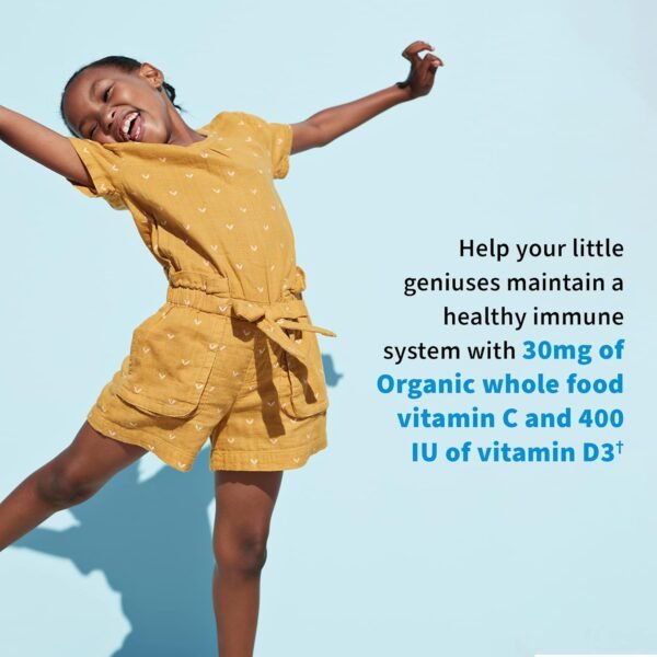 Garden of Life Dr. Formulated Probiotics Organic Kids+ Plus Vitamin C & D - Watermelon - Gluten, Dairy & Soy Free Immune & Digestive Health Supplement, No Added Sugar, 30 Chewables (Shelf Stable) - Image 5